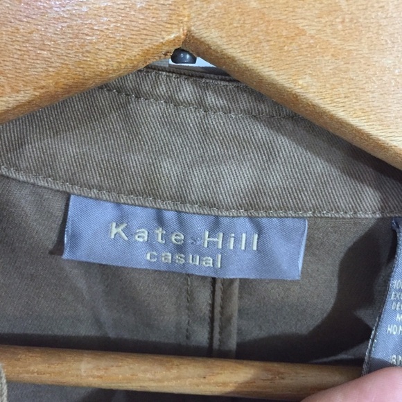 Kate Hill Casual Olive Green Bead detailed Blazer - Picture 4 of 7